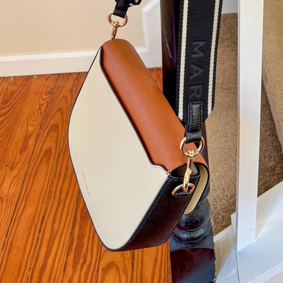 Marc Jacobs Small Colorblock Signet Saddle Bag - Picture 4 of 8